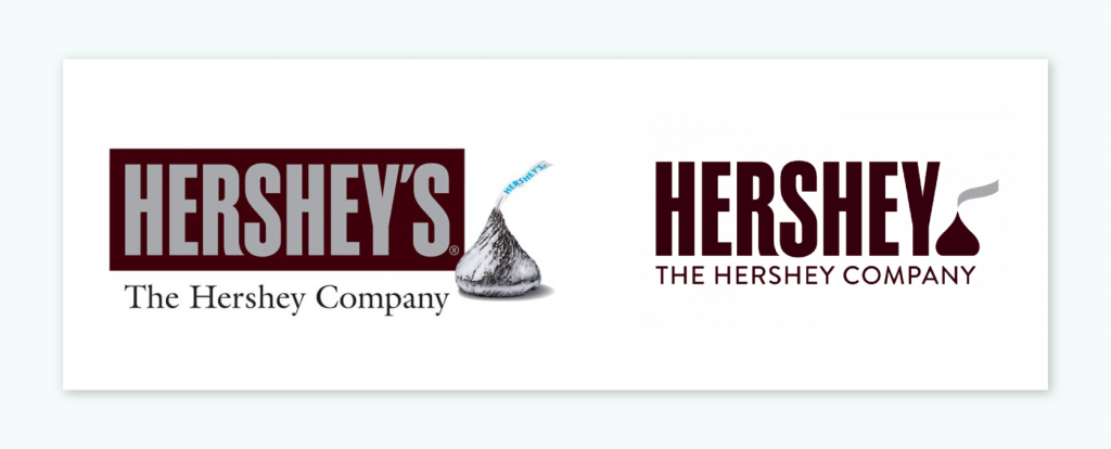 Poo-emoji of gewoon het  logo van Hershey's.